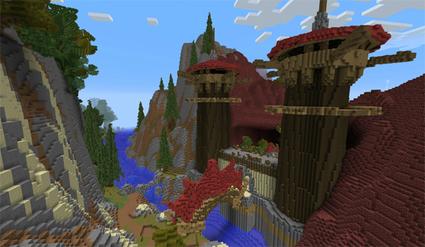 Un tipo ha reproducido un par de continentes de Azeroth en Minecraft Un tipo ha reproducido un par de continentes de Azeroth en Minecraft